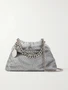 Сумка Falabella Mini на кулиске из кристаллов и сетки STELLA MCCARTNEY, серебряный 47350474