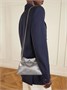 Сумка Falabella Mini на кулиске из кристаллов и сетки STELLA MCCARTNEY, серебряный 47350474