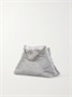 Сумка Falabella Mini на кулиске из кристаллов и сетки STELLA MCCARTNEY, серебряный 47350474