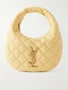 Это SAINT LAURENT Icarino quilted leather tote, желтый 47350972