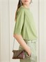 Наплечная сумка из кожи с принтом под змеиную кожу DRIES VAN NOTEN, коричневый 47350974