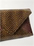 Наплечная сумка из кожи с принтом под змеиную кожу DRIES VAN NOTEN, коричневый 47350974