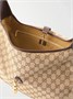 Сумка через плечо Jackie 1961 из брезента с принтом и кожаной отделкой GUCCI, бежевый 47351190