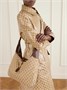 Сумка через плечо Jackie 1961 из брезента с принтом и кожаной отделкой GUCCI, бежевый 47351190