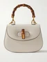 Сумка тоут из натуральной кожи Bamboo 1947 малая GUCCI, белый 47351447
