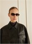 Солнцезащитные очки Panthère от Cartier с овальной оправой из ацетата и под золото Cartier Eyewear, черный 47352073