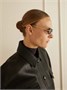 Солнцезащитные очки Panthère от Cartier с овальной оправой из ацетата и под золото Cartier Eyewear, черный 47352073