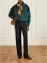 Мини-сумка Jamie из замши с украшениями SAINT LAURENT, коричневый 47352892