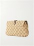 Сумка на плечо Aperitivo из канвы с жаккардовым узором и кожаной отделкой GUCCI, бежевый 47353291