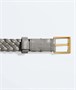 Пояс Со́ло BOTTEGA VENETA, серый 47358626