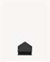 Кошелек на цепочке PARIS из кожи GRAIN DE POUDRE SAINT LAURENT, черный 47372387