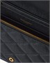 Кошелек на цепочке PARIS из кожи GRAIN DE POUDRE SAINT LAURENT, черный 47372387