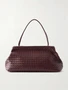 Плетеная кожаная сумка через плечо BOTTEGA VENETA, бордовый 47374146