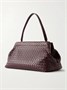 Плетеная кожаная сумка через плечо BOTTEGA VENETA, бордовый 47374146