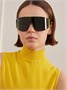 Солнцезащитные очки в металлической оправе-маске LOEWE EYEWEAR 47375974