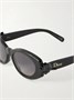 Овальные солнцезащитные очки Clover B1I DIOR EYEWEAR, черный 47376708