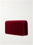 Мини-сумка через плечо из бархата VLogo Signature с бантом VALENTINO GARAVANI, бордовый 47323870