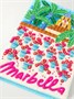 Клатч из канвы с аппликацией и вышивкой "Марбелья" Olympia Le-Tan, мультицвет 47324441