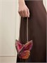 Клатч-бабочка (мотылек) Fireclipper, украшенный кристаллами, золотистого цвета JUDITH LEIBER COUTURE, мультицвет 47324444