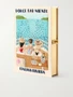 Клатч из канваса Olympia Le-Tan Dolce Far Niente с вышитыми аппликациями, мультицвет 47324450