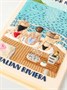 Клатч из канваса Olympia Le-Tan Dolce Far Niente с вышитыми аппликациями, мультицвет 47324450