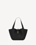 LE 5 À 7 SMALL BEA из зернистой кожи SAINT LAURENT, черный 47339759