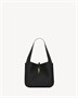 LE 5 À 7 SMALL BEA из зернистой кожи SAINT LAURENT, черный 47339759