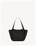LE 5 À 7 SMALL BEA из зернистой кожи SAINT LAURENT, черный 47339759