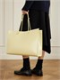 Tangle большой кожаный шоппер JIL SANDER, желтый 47339843