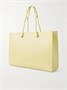 Tangle большой кожаный шоппер JIL SANDER, желтый 47339843