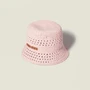 Шляпа из тканого материала MIU MIU, розовый 47343310