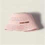 Шляпа из тканого материала MIU MIU, розовый 47343310