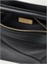 Мини-сумка на плечо Featherlight Puzzle из текстурированной кожи LOEWE, черный 47344421