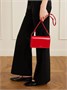 Кожаная сумка через плечо Tangle JIL SANDER, красный 47344710