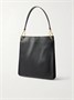 Средняя кожаная сумка на плечо Otto JIL SANDER, черный 47344730