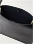 Средняя кожаная сумка на плечо Otto JIL SANDER, черный 47344730