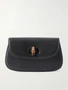 Клатч из фактурной кожи Bamboo 1947 GUCCI, черный 47345638