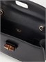 Клатч из фактурной кожи Bamboo 1947 GUCCI, черный 47345638