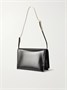 Маленькая кожаная сумка через плечо File JIL SANDER, черный 47345781