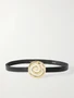 Кожаный ремень Koru, украшенный бусинами Déhanche, черный 47346002