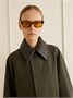 Квадратные солнцезащитные очки из ацетата Ribbon BOTTEGA VENETA EYEWEAR, коричневый 47348409