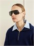 Солнцезащитные очки Signature D-frame серебристого цвета LOEWE EYEWEAR, серебряный 47348534