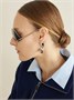 Солнцезащитные очки Signature D-frame серебристого цвета LOEWE EYEWEAR, серебряный 47348534