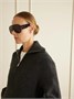 Солнцезащитные очки D-образной формы из ацетата черепахового цвета Gucci Eyewear, коричневый 47348567