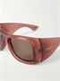 SL 902 Howl D-образные солнцезащитные очки из ацетата Saint Laurent Eyewear, бордовый 47348705