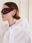 SL 902 Howl D-образные солнцезащитные очки из ацетата Saint Laurent Eyewear, бордовый 47348705