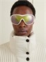 Лыжные солнцезащитные очки Thyra овальной формы Moncler Eyewear, бежевый 47348787