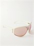 Лыжные солнцезащитные очки Thyra овальной формы Moncler Eyewear, бежевый 47348787
