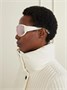 Лыжные солнцезащитные очки Thyra овальной формы Moncler Eyewear, бежевый 47348787