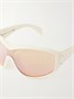 Лыжные солнцезащитные очки Thyra овальной формы Moncler Eyewear, бежевый 47348787